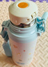 膳魔師（THERMOS）兒童保溫杯小學(xué)生開(kāi)學(xué)必備吸管水杯貓狗系列男女水壺600ml綠 曬單實(shí)拍圖