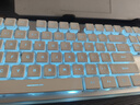 前行者X7S無線鍵盤鼠標套裝真機械手感鍵盤可充電靜音臺式筆記本電腦電競游戲辦公打字通用藍牙鍵鼠外設 金屬銀【藍光】無線套裝 曬單實拍圖