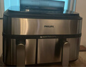 飛利浦（PHILIPS）新品海星空氣炸鍋 家用9L雙倉(cāng)大容量多功能烘烤炸蒸一體 蒸汽嫩炸分區(qū)控溫蒸汽自清潔NA555 送禮 曬單實(shí)拍圖