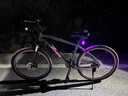 鹿珊伍自行車(chē)尾燈夜行夜間騎行安全指示燈山地車(chē)警示燈創(chuàng  )意充電水滴尾燈 尾燈【粉光】 曬單實(shí)拍圖