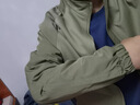 CAIDEN KETCH品牌男裝夾克男士2025新款潮流短款上衣春秋季休閑寬松立領(lǐng)外套男 高檔軍綠色 【現(xiàn)貨速達(dá)】 XL （建議115-135斤） 曬單實拍圖