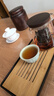 憶壺茶（YIHUTEA）整套茶具泡茶壺套裝玻璃茶杯茶水分離煮茶器辦公室懶人杯子帶茶盤 【含托盤】透明 壺+木圈2杯 4頭 曬單實拍圖