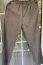 恒源祥冰絲亞麻褲男夏季中老年棉麻休閑褲男松緊腰男士高腰深襠寬松褲子 雅灰 冰絲棉麻 30 2尺2一2尺3 曬單實(shí)拍圖