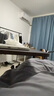 樂歌床邊桌升降床上電腦桌可移動適宜家用茶幾小浮島T04黑胡桃木色 曬單實(shí)拍圖
