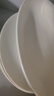 無印良品（MUJI）米瓷 碟 盤子碟子餐具 家用 中 直徑19*高2cm 曬單實拍圖