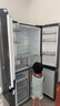 美的（Midea）471升十字對(duì)開(kāi)四開(kāi)門電冰箱家用風(fēng)冷無(wú)霜一級(jí)能效雙變頻國(guó)家補(bǔ)貼超薄超大容量BCD-471WSPZM(E) 曬單實(shí)拍圖
