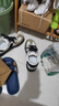 Mr.A熊貓德訓(xùn)鞋男夏季阿甘鞋情侶厚底運(yùn)動休閑板鞋復(fù)古百搭潮鞋子MRA 黑色 42 男碼 曬單實(shí)拍圖