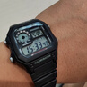 卡西歐（CASIO）十年電力電子手表狂飆同款小方塊潮流學(xué)生運動(dòng)男AE-1200W/1300W AE-1200WH-1A 曬單實(shí)拍圖