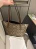 蔻馳（COACH）【官方授權(quán)店】奢侈品女包ZIP30系列托特包單肩手提包送女友禮物 4455IME74卡其棕色配色 曬單實(shí)拍圖