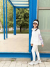 翊尚美兒童打底褲女童外穿防曬鯊魚褲2025新款中大童百搭運動速干瑜伽褲 象牙白 140 【推薦身高130-140cm】 曬單實拍圖