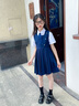 衣諾坊女童新品連衣裙套裝六一演出服幼兒園園服校服畢業(yè)兒童班服小學生 曬單實拍圖