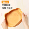 迪迪尼卡（Didinika）寶寶餐盤硅膠吸盤一體式防摔兒童餐具小熊輔食碗嬰兒專用 曬單實(shí)拍圖