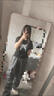 艾諾輪大童衣服9-14歲女夏裝12-15歲女孩衣服夏季女大童工裝褲套裝2025 抽繩蝴蝶短袖+灰色工裝褲 165 S 65-90斤 曬單實(shí)拍圖