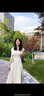 AEMAPE名媛設(shè)計(jì)感冷淡風(fēng)V領(lǐng)連衣裙女2025夏季新款溫柔白色收腰裙子女裝 主圖款 XS 建議95-105斤 曬單實(shí)拍圖