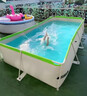 獵鋼狼游泳池大型室外4米5支架兒童成人大人用家用免充氣泳池戲水池戶(hù)外 1.9米厚遮陽(yáng)蓬泳池【不含贈品】 曬單實(shí)拍圖