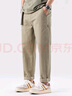 凡客誠品【雷總同款】棉質(zhì)時(shí)尚百搭直筒休閑褲男士 卡其 31 曬單實(shí)拍圖