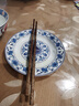 景德鎮(zhèn)官方紅葉陶瓷餐具整套景德鎮(zhèn)釉中青花瓷纏枝蓮?fù)氲籽b高檔喬遷禮 如意纏枝中餐具套裝 60頭 曬單實(shí)拍圖