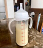 貝親（Pigeon）自然離乳 PPSU重力球吸管雙把手奶瓶 330mL 12月+ AA253 曬單實拍圖