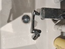 巴諾森德國機(jī)械臂水龍頭延伸器洗臉盆池防濺頭萬向旋轉(zhuǎn)面盆轉(zhuǎn)接頭起泡器 電鍍銀【全銅機(jī)械臂】二檔出水 曬單實(shí)拍圖