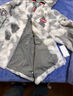 SPRAYGROUND鯊魚嘴毛絨外套加厚保暖潮流連帽秋冬 WD931121 深灰色 XL 曬單實(shí)拍圖