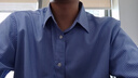 雅戈爾（YOUNGOR）短袖襯衫男格紋DP免燙襯衫純棉面料抗皺平整易打理新品 VSDP170019IJA 41 曬單實拍圖