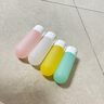 蕉趣（BANANA TRIP）分裝瓶旅行出差便攜化妝品分裝乳液瓶套裝含收納袋 4個裝  曬單實拍圖
