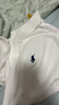 Polo Ralph Lauren 拉夫勞倫【大秀同款】男裝 經(jīng)典款修身網(wǎng)格短袖網(wǎng)球衫RL12673 100-白色 M 曬單實(shí)拍圖