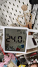 得力（deli）電子溫濕度計時鐘日期舒適度 室內(nèi)辦公家用嬰兒房壁掛桌面 LE511 曬單實拍圖