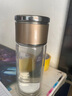 繁簡(jiǎn)茶水分離杯泡茶杯帶過(guò)濾茶杯男女雙層隔熱杯子便攜水杯花茶清新可愛(ài)網(wǎng)紅玻璃杯定制LOGO 【uv烤漆-香檳金】300ml【帶杯刷杯套】 曬單實(shí)拍圖