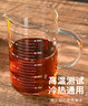 巴比客量杯燒杯刻度玻璃杯帶手柄耐冷熱透明水杯烘焙杯子1000ml*1帶蓋 曬單實拍圖