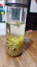 希諾玻璃杯單層加厚帶蓋透明泡茶水杯西諾大容量辦公便攜車載杯子 6055-538ML 深藍(lán)色 曬單實(shí)拍圖