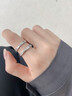 迪后（Dirholl）山河冰川情侶戒指時尚簡約結婚求婚對戒生520情人節(jié)禮物送男女友 山河冰川情侶戒指 曬單實拍圖