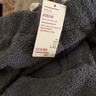 無(wú)印良品（MUJI）男式 發(fā)熱毛毛紗家居長(zhǎng)褲 秋季款新品 FB11CC4A  深灰色 XL  曬單實(shí)拍圖