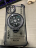 福順奢風(fēng)生水起電鍍防摔適用蘋果16pro手機殼iPhone15promax透明氣囊14plus支架高級13鏡頭全包12男女款 氣囊黑色【八方來財】風(fēng)生水起旋轉(zhuǎn)支架 iPhone 13 曬單實拍圖