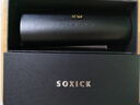索西克（SOXICK）高品質(zhì)純鈦近視眼鏡男女通用款大框眼鏡架全框眼鏡框8012槍銀色 曬單實拍圖