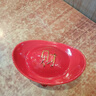 陶瓷元寶擺件招財(cái)進(jìn)寶客廳風(fēng)水高端大小號(hào)金元寶家居桌面工藝裝飾 小號(hào)   紅瓷描金款1件 曬單實(shí)拍圖