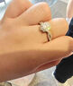 蔓笙結婚戒指一對扭臂仿真鉆戒對戒活口可調節婚禮儀式用戒指求婚道具 情侶對戒【精美禮盒】 曬單實(shí)拍圖