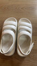 斯凱奇（Skechers）夏季女鞋休閑洞洞鞋緩震舒適百搭透氣111646 乳白色/OFWT 38 曬單實拍圖