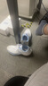 特步（XTEP）動力巢科技跑步鞋男鞋減震透氣跑鞋路跑先鋒運動鞋男子網(wǎng)面回彈鞋 帆白/秋葵黃/熒光山茶紅 43 曬單實拍圖