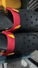 斯凱奇（Skechers）七夕禮物怪獸泡泡鞋夏季男鞋透氣舒適輕質(zhì)沙灘洞洞鞋涼拖鞋 黑色/紅色/BKRD 42 曬單實(shí)拍圖