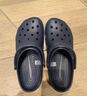 CORCS CROCS夏季經(jīng)典款洞洞鞋男士戶(hù)外沙灘鞋一腳蹬平跟防滑女涼拖鞋 深藍色經(jīng)典款 40 =M7W9 曬單實(shí)拍圖