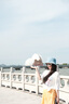UR七夕2025夏季新款女裝時(shí)尚休閑百搭海灘圖案短袖T恤UYL450097 本白 (面料微透) L 曬單實(shí)拍圖