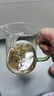 耐熱玻璃公道杯茶漏一體茶具高檔漏網(wǎng)月牙泡茶杯網(wǎng)紅茶海茶水分離 綠把加厚底500ml公杯 曬單實(shí)拍圖