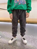 G.duck童裝男童褲子春秋款兒童牛仔褲加絨保暖中大童運動(dòng)褲百搭男孩長(cháng)褲 黑色春秋款 160 建議150-160cm12-13歲 曬單實(shí)拍圖