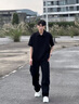 nasawassup官方潮牌聯(lián)名休閑褲男秋冬季日系直筒褲ins風(fēng)潮流百搭男士寬松褲 卡其色 XL （建議120-145斤） 曬單實(shí)拍圖