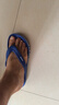 CORCS CROCS卡駱25新款人字拖厚底男女夏天戶(hù)外穿休閑夾腳防滑涼拖鞋 道奇藍 42 曬單實(shí)拍圖