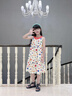 G.DUCKKIDS2025新款夏季女童波點(diǎn)連衣裙甜美可愛(ài)露背設計百搭裙子兒童夏裝 紅色 100 cm 曬單實(shí)拍圖