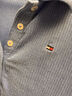 TOMMY HILFIGER【修身五?？邸肯募九b商務(wù)休閑通勤純色條紋翻領(lǐng)短袖T恤POLO衫 天藍(lán)色C30 L （推薦：115-125斤） 曬單實(shí)拍圖