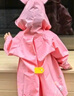 甜甜仔雨衣6-12歲小學(xué)生卡通可愛帶書包位 小兔子 L 曬單實拍圖