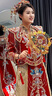 【高檔楠竹扇架+禮盒禮袋包裝】送新娘閨蜜團扇結(jié)婚新娘高級成品diy手工自制材料包雙面喜扇秀禾扇子中國風(fēng) 5號款【雙面雙色】 材料包【diy】x團扇+木質(zhì)透明禮盒 曬單實拍圖